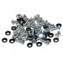 GETFORT set de montaje en rack de 20 piezas con tornillos M6, tuercas jaula y arandelas
