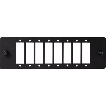GETFORT 38863 Módulo adaptador de fibra óptica SC dúplex para paneles de parcheo, 6 puertos, 12 fibras, negro