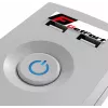 Regleta con protección contra sobretensiones GETFORT de 5 tomas con 2 puertos de carga USB, cable de 1,5 m, gris