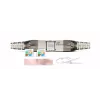 GETFORT 58459 Cat.6 UTP keystone jack RJ45 sin herramientas, blanco