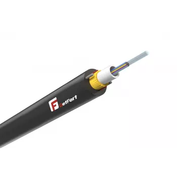 GETFORT ARAMID 12J Cable distribuidor de fibra óptica monomodo OS2 de 12 fibras para interior/exterior, 1m, LSZH, amarillo