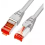 GETFORT Cable de red Cat.6A S/FTP LSOH 2m gris