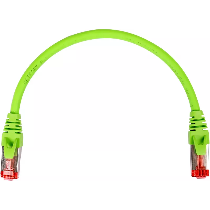 GETFORT cable de red Cat.6A S/FTP LSOH 0,25 m verde