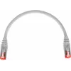 GETFORT cable de red Cat.6A S/FTP LSOH 0,25 m gris