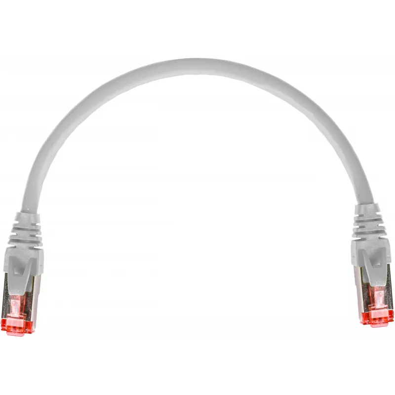 GETFORT cable de red Cat.6A S/FTP LSOH 0,25 m gris