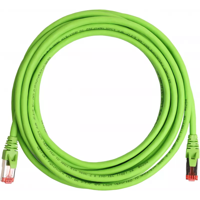 GETFORT cable de red Cat.6A S/FTP LSOH 3 m verde