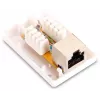 GETFORT GF-1G5EFTP módulo RJ45 de superficie blindado Cat.5e, blanco