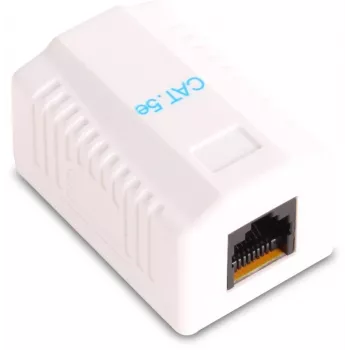 GETFORT GF-1G5EFTP módulo RJ45 de superficie blindado Cat.5e, blanco