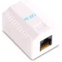GETFORT GF-1G5EFTP módulo RJ45 de superficie blindado Cat.5e, blanco
