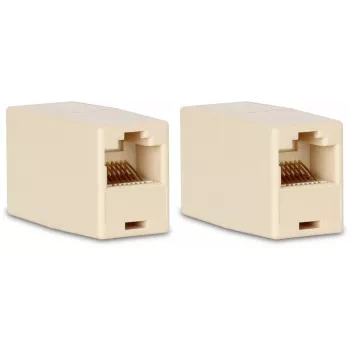GETFORT GF-2G5E-BL-UTP Acoplador en línea RJ45 Cat.5e hembra a hembra UTP gris claro