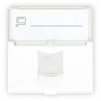 GETFORT GF-2MOD-1G módulo de datos RJ45 de 2 módulos 45x45 mm Cat.6 UTP blanco
