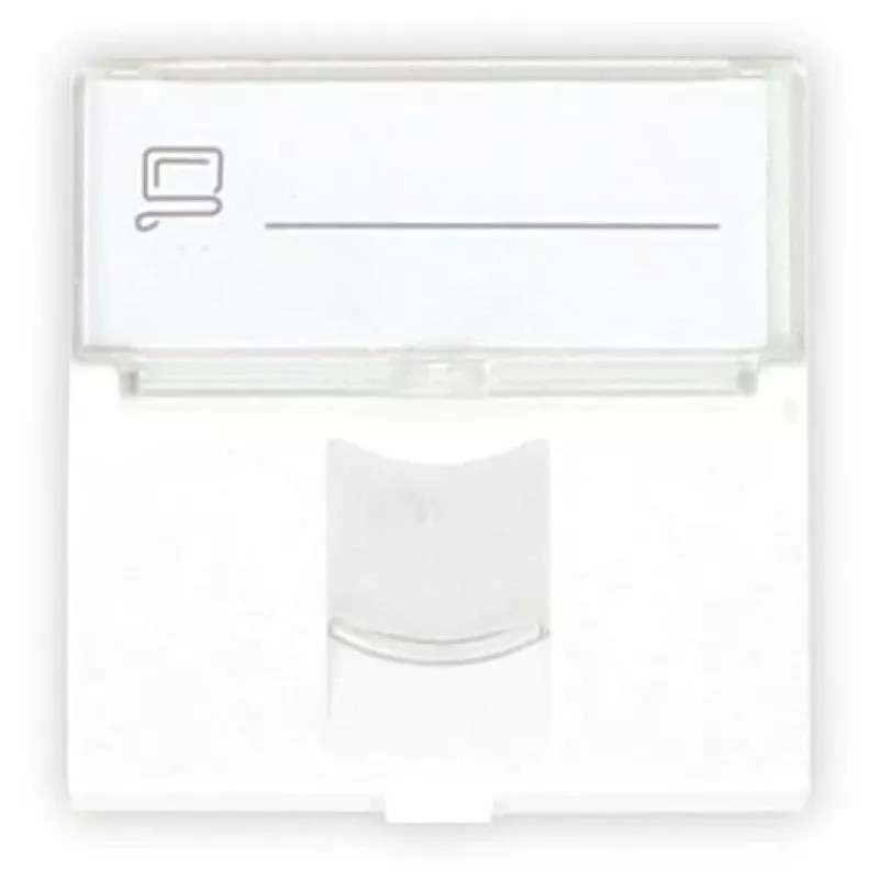 GETFORT GF-2MOD-1G módulo de datos RJ45 de 2 módulos 45x45 mm Cat.6 UTP blanco