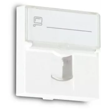 GETFORT GF-2MOD-1G módulo de datos RJ45 de 2 módulos 45x45 mm Cat.6 UTP blanco