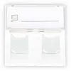 GETFORT GF-2MOD-2G módulo de red Mosaic 2 puertos RJ45 Cat.5e, 45x45mm, blanco