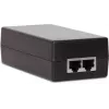GETFORT GF-48D1000 Adaptador inyector PoE pasivo 48W, 100-240V AC a 48V DC, 10/100 Mbps, 2x RJ45, compatible con IEEE 802.3af/at