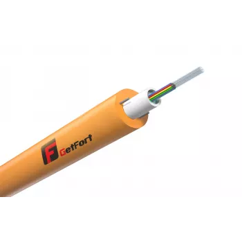 GETFORT GF-DAC-2J Cable de fibra óptica para enterramiento directo en exterior 1m, 2 fibras, monomodo OS2, cubierta de PE resistente a los rayos UV, protección contra roedores