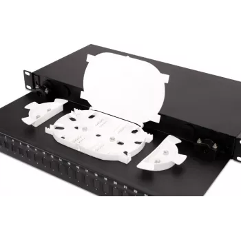 GETFORT GF-FO04-SX Panel de conexión de fibra óptica fijo 1U 19