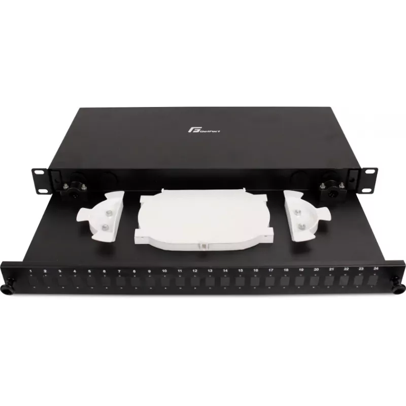 GETFORT GF-FO04-SX Panel de conexión de fibra óptica fijo 1U 19