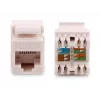 GETFORT GF-K5EUTP Módulo Keystone Cat.5e UTP RJ45, blanco
