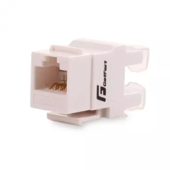 GETFORT GF-K5EUTP Módulo Keystone Cat.5e UTP RJ45, blanco