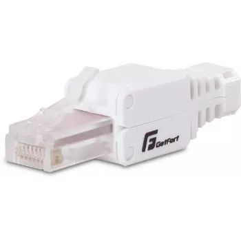 Conector modular RJ45 Cat.5e UTP 8P8C sin herramienta GETFORT GF-RJ45-5UTP-MB