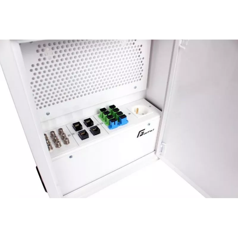 GETFORT GF-S6ŚW placa de montaje para adaptadores de fibra óptica para armarios multimedia