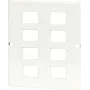 GETFORT GF-S6ŚW placa de montaje para adaptadores de fibra óptica para armarios multimedia