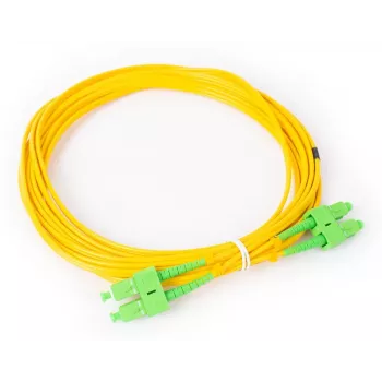 GETFORT GF-SASAD5 Cable de red de fibra óptica monomodo dúplex SC/APC a SC/APC, 5 m