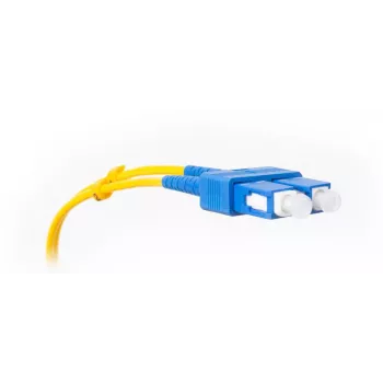 GETFORT GF-SUSUD2 Cable de fibra óptica monomodo dúplex SC/UPC a SC/UPC, 2 m, amarillo