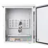 Caja hermética para montaje en mástil GETFORT HGF-40/30/50 400x300x500 mm IP65 ABS gris claro