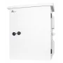 Getfort HGF-40/35/60 caja hermética para poste/pared 400x350x600 mm con carril DIN, gris