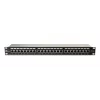 GETFORT PGF-6FTP24-B6 Panel de parcheo FTP Cat.6 24 puertos 19 pulgadas 1U Negro