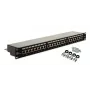 GETFORT PGF-6FTP24-B6 Panel de parcheo FTP Cat.6 24 puertos 19 pulgadas 1U Negro