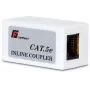 GETFORT RJ45 Cat.5e UTP Acoplador en línea hembra-hembra (negro)