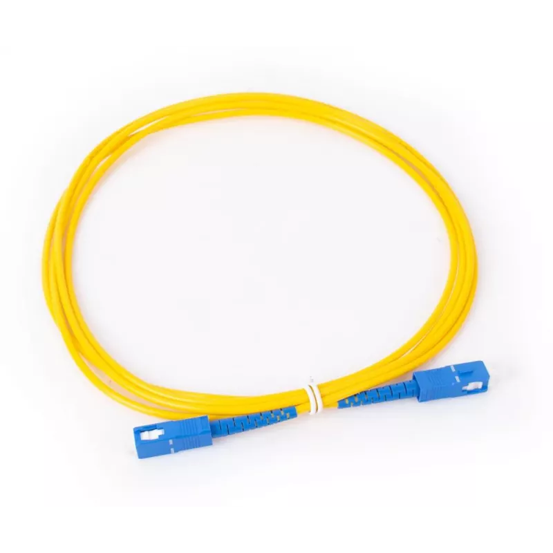 Cable de fibra óptica patch cord GETFORT SM LC/UPC-LC/UPC simplex 2m