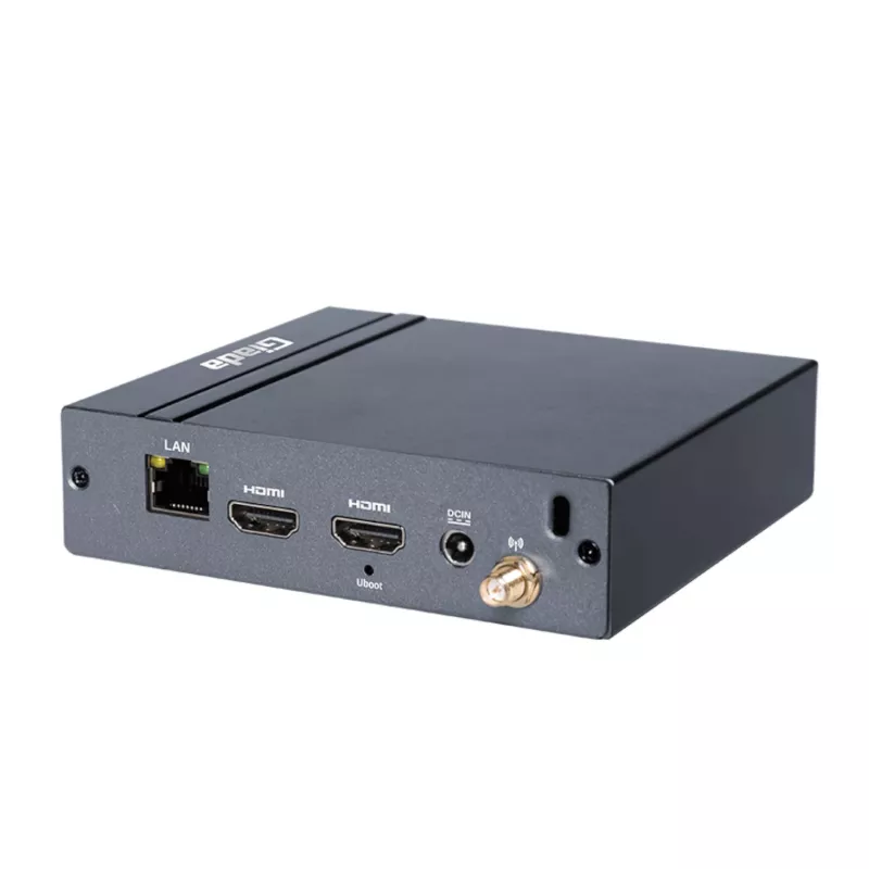 Giada DN24 Raspberry Pi reproductor multimedia ARM Dual-HDMI (CM4 Lite | 2GB | 32GB eMMC)