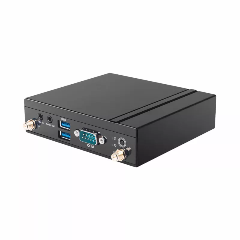 Giada VM23 reproductor multimedia de señalización digital 4K sin ventilador - Intel Celeron J3160, 4GB RAM, 64GB SSD, Dual-HDMI, DisplayPort, Dual-GbE, soporte VESA