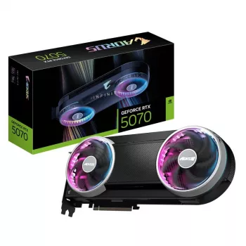 Gigabyte AORUS GeForce RTX 5070 INFINITY 12GB GDDR7 tarjeta gráfica