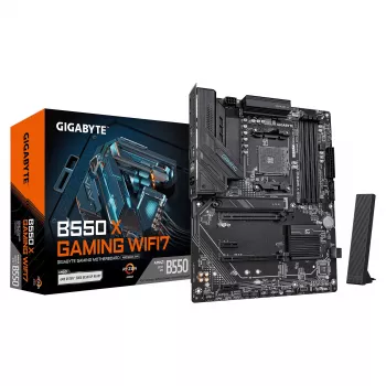 Placa base Gigabyte B550 X GAMING WIFI7 para AMD AM4, DDR4, Wi-Fi 7, M.2, HDMI