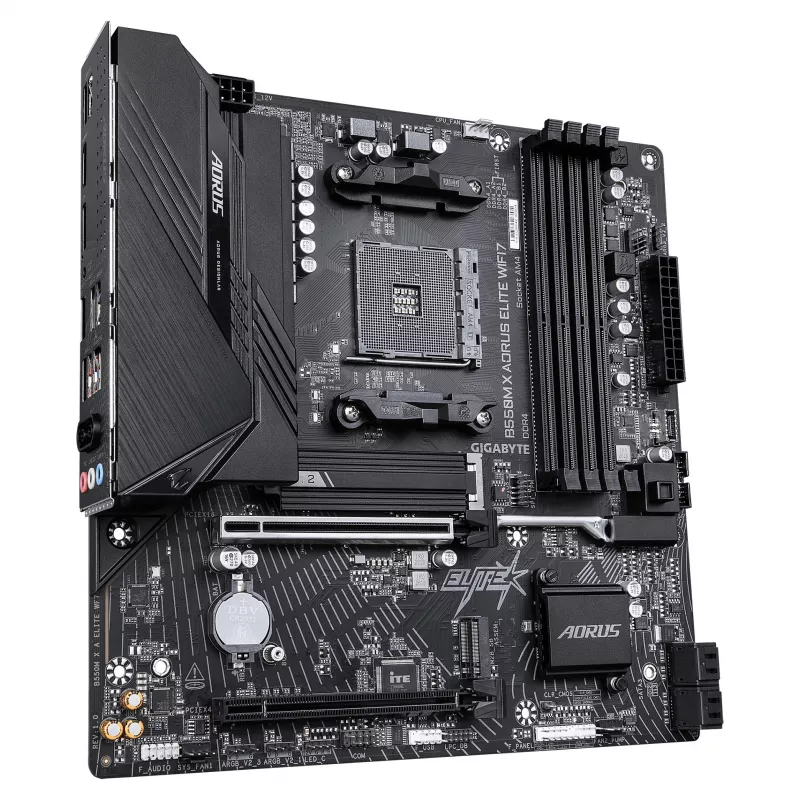 Placa base micro-ATX Gigabyte B550M X AORUS ELITE WIFI7 (AM4, DDR4, 2x M.2, Wi-Fi 7)