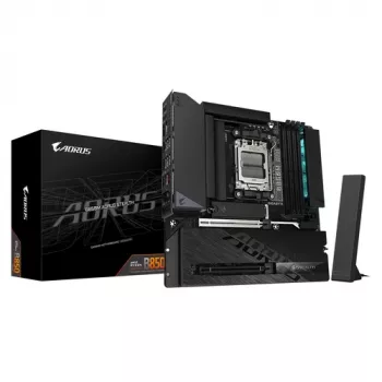 GIGABYTE B850M AORUS STEALTH placa base AM5 Micro-ATX, DDR5, 2.5GbE, Wi-Fi 6E, 3x M.2