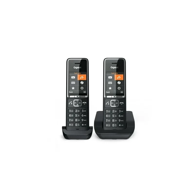 Gigaset Comfort 550 Duo Black Chrome Teléfono inalámbrico DECT (2 auriculares)