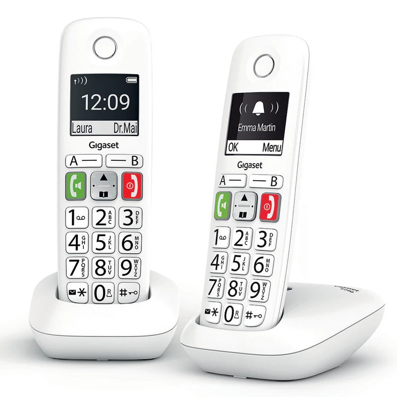 Teléfono inalámbrico DECT Gigaset E290 blanco