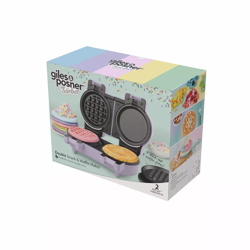 Giles & Posner EK5923GSPPVDE doble sandwichera y gofrera
