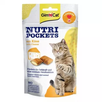 GimCat Nutri Pockets con queso 60 g
