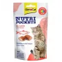 GimCat Nutri Pockets con salmón 60g – snacks crujientes para gatos con relleno cremoso de salmón