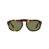 GIORGIO ARMANI AR8173-50922A Gafas de sol cuadradas de hombre Negro mate Gris degradado 52mm