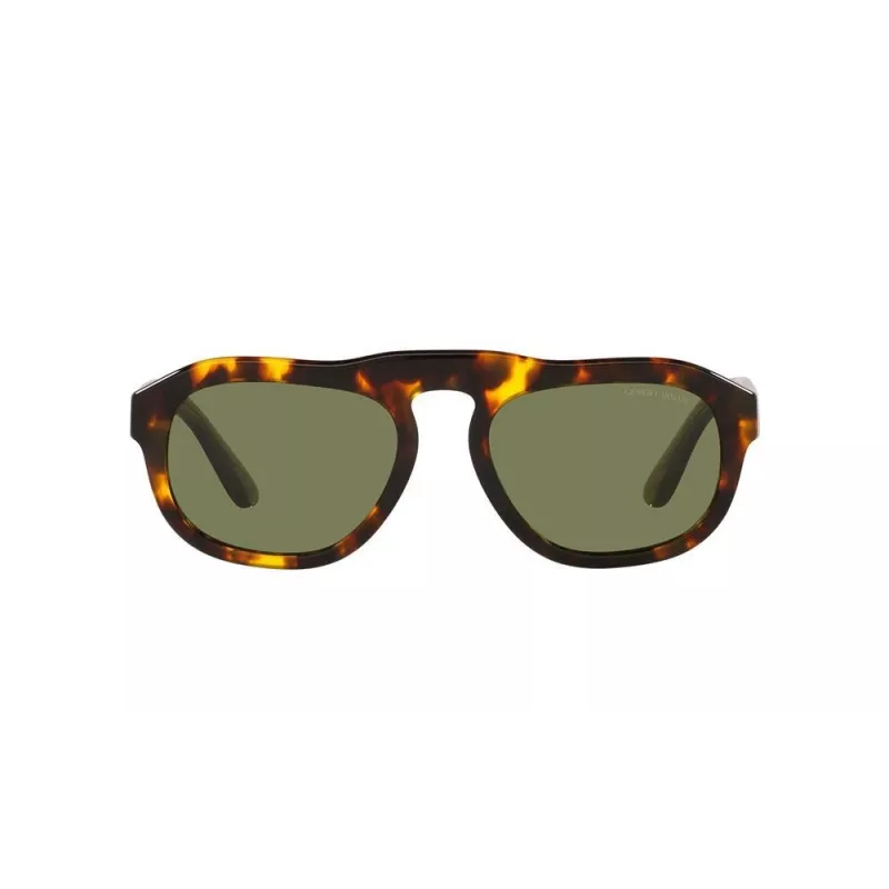 GIORGIO ARMANI AR8173-50922A Gafas de sol cuadradas de hombre Negro mate Gris degradado 52mm
