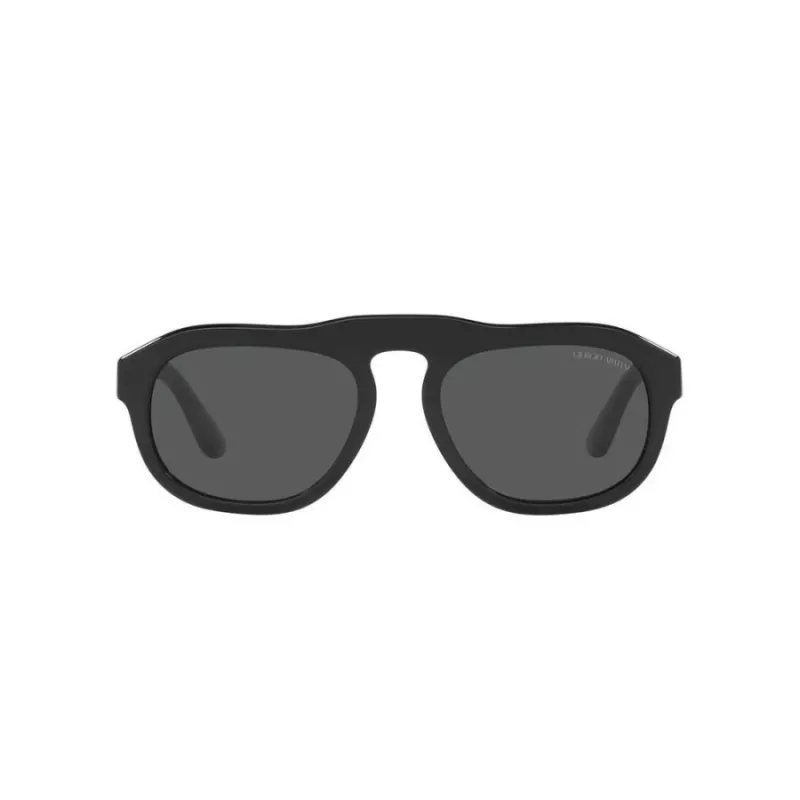 Gafas de sol de hombre GIORGIO ARMANI AR8173-500187 rectangulares negras/grises 52mm