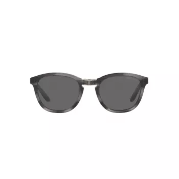 Giorgio Armani Gafas de sol cuadradas de hombre AR8170-5964B1 Havana Acetato con lentes degradadas azules
